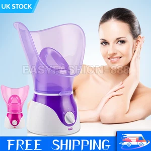 Purple Facial Steamer Spa Pores Steam Sprayer Sauna Skin Mist Clean Beauty Face - Picture 1 of 15