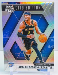 2024-25 Panini Mosaic Shai Gilgeous-Alexander City Edition #113 Silver Prizm OKC - Picture 1 of 2