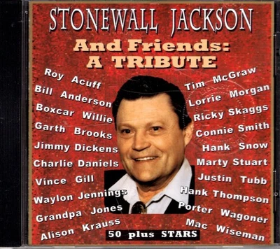 Stonewall Jackson & Friends : A Tribute CD - 50 Country Stars - Garth Brooks Foto 1 de 2