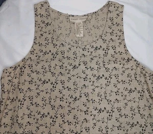 Süßer Jessie Maxi Pullover/Kleid Damen M Blumen Leinen Taschen Landhaus Kern - Bild 1 von 7