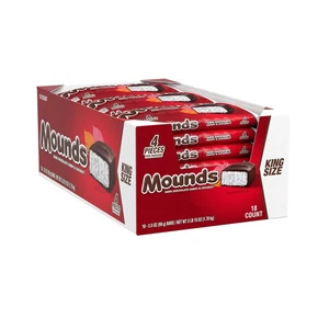18 Stück Mounds Schokolade & Kokos King Size Riegel 3,5 Unzen (1 NEUE BOX) EXP: 10/25 - Bild 1 von 6