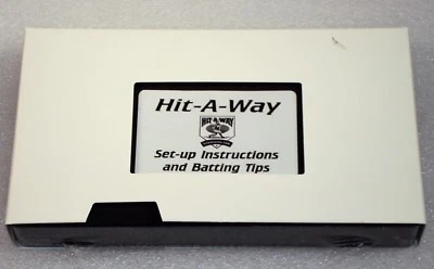 HIT-A-WAY VHS Video Tape Set-Up Instructions and Batting Tips Softball Baseball - Image 1 of 3