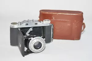 Agfa Record III _ Lens Solinar 105mm 1:4.5 + geniune Leather bag - Bild 1 von 7
