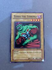 YuGiOh - Terra the Terrible - SDK-013 - Common - Unlimited - Vintage - Near Mint
