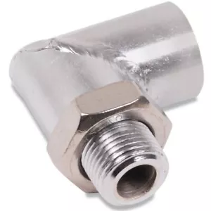 UNIVERSAL 90 DEGREE LAMBDA O2 OXYGEN SENSOR SPACER FOOLER DEGREE FOR DECAT CEL - Picture 1 of 6
