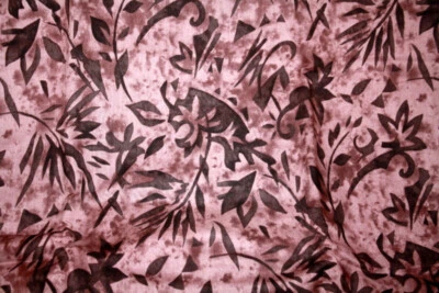 FLORA EN MARRÓN DE MAYWOOD - TELA 100% ALGODÓN Foto 1 de 4