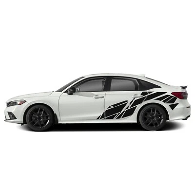 Adesivos gráficos geométricos traseiros decalque compatível com Honda Civic - Imagem 1 de 3