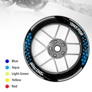 Aqua S25B 17 inch Inner Rim Wheel Stickers For YZF R0 13 10 15 10 17 18 19 20 - Picture 1 of 12