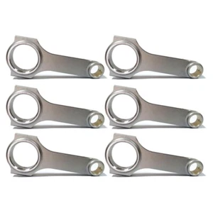 JUEGO DE 6 BIELAS 144,3mm para BMW N55B30 S55B30 2009-2019 SIN TORNILLOS/6 PIEZAS - Imagen 1 de 5