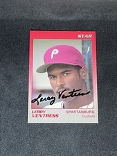 Leroy Ventress 1989 Star Spartanburg Phillies #23 Auto Autographed Signed Card