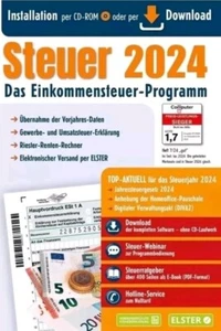 Aldi Taxe 2024 - Déclaration d'impôt pour l'année d'imposition 2024 - CD-ROM NEUF et emballage d'origine - Photo 1/1