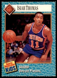 Sports Illustrated for Kids 1989 serie 1 - #6 Isiah Thomas Detroit Pistons - Imagen 1 de 2
