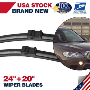 FOR BMW E70 X5 E71 X6 Genuine Front Windshield Wiper Blade Set NEW 2008-2012 - Picture 1 of 9