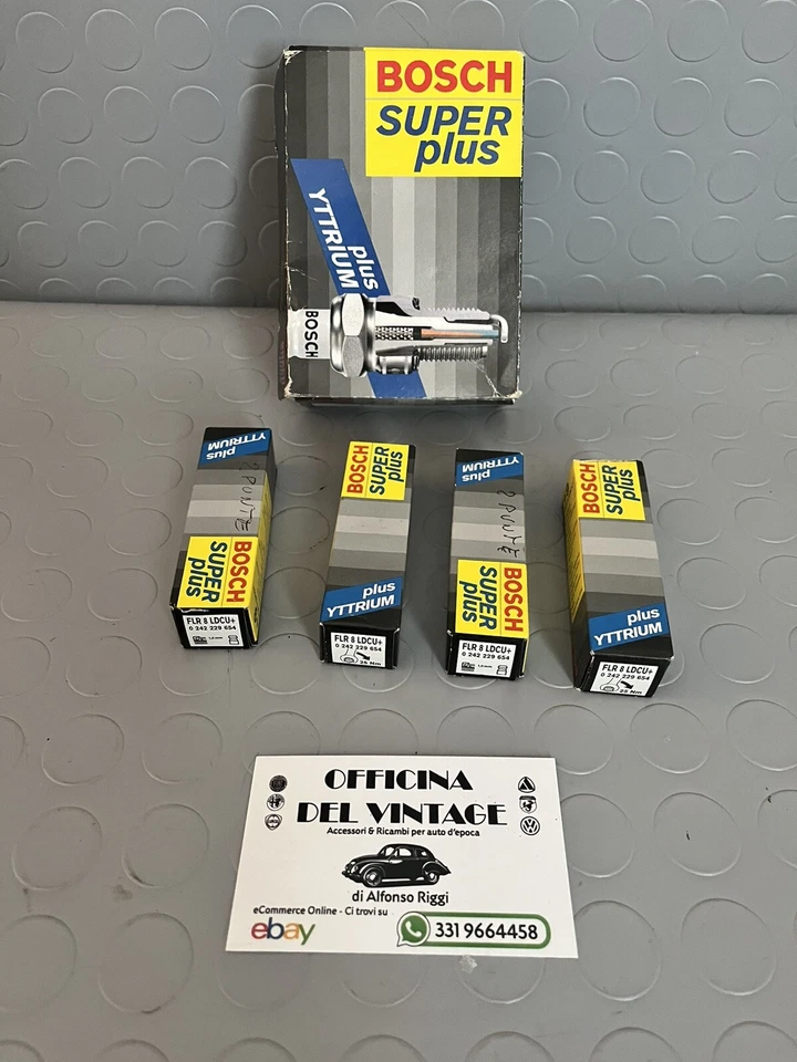 Set 4 Candele Bosch 2 Punte 0 242 299 654 - FLR 8 LDCU+ - Imagen 1 de 1