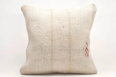 Almohada cuadrada de cáñamo, 20”x20”, cojín decorativo, almohada vintage Foto 1 de 4