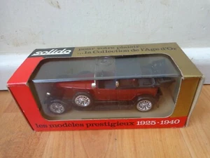 1/43 SOLIDO AGE D'OR - MET. RED 1926 RENAULT 40CV DIECAST CAR REF 149 - Picture 1 of 1