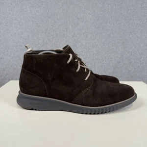 Cole Haan Grand OS Herren Größe 11 Leder Braun Chukka Stil Stiefeletten Stiefel - Bild 1 von 8