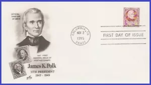 USA4 #2587 U/A ARTCRAFT FDC James Polk - Imagen 1 de 1