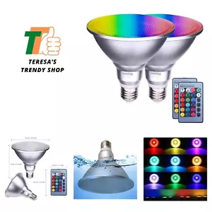 LED Floodlight Bulb, 30W Color Changing Light Bulb, Remote Controlled RGB Lan... - Picture 1 of 7