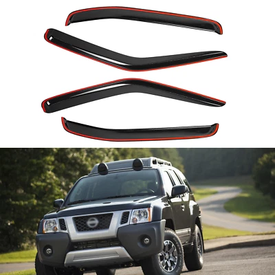 Genuine 2005-2015 Nissan Xterra Window Vent Visor Sun Rain Deflector Guard - Image 1 of 4