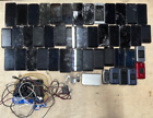 LOT OF 45 iPHONES SAMSUNG LG & More SEE PICS FOR SALVAGE PARTS or REPAIR!