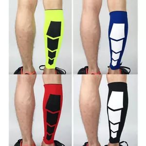 Herren Beinwärmer Ärmel Schutz Stretch Sport Radfahren Elastisch Druck Socken - Bild 1 von 17