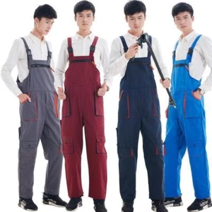Mens Womens Painters Overalls Coveralls Dungarees Bib And Brace Work Engineers X - Picture 1 of 14