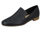 Clarks Pure Viola Ladies Black Leather Shoes Uk Size 3 D EUR 35.5