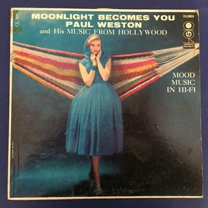 JAZZ LP -Paul Weston -MOONLIGHT BECOMES YOU -COLUMBIA 1956 6EYE 12'' Original - Bild 1 von 4