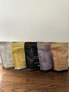 Truvani Organic Plant Based Protein Powder 5 Pack Bundle - Picture 1 of 11