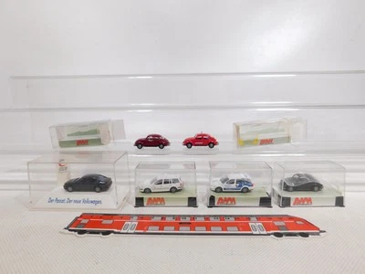 6x AWM Amw H0 1:87 VW Maggiolino Passat DB Pompieri Pflegedienst ecc # DP751-0, - Immagine 1 di 4