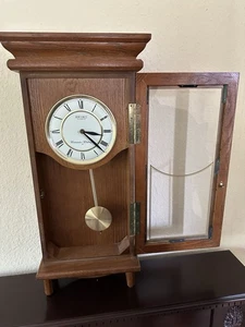 Seiko Quartz Whittington Westminster Chiming Pendulum Wall Clock QXH101BF SSS W - Picture 1 of 6