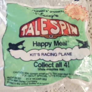 1989 McDonalds Disney TaleSpin Kits Racing Plane New in Package - Picture 1 of 2