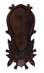 H27 GeschnitztesTrophäenbrett JBL- Rothirsch-Trophäenschild Hirsch NEU!!!!!! - Picture 1 of 3