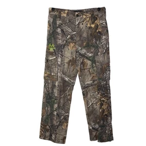 Realtree Xtra Camo Pants Boys Youth XL 14/16 Hunting Cargo Outdoor Brown EUC - Picture 1 of 7