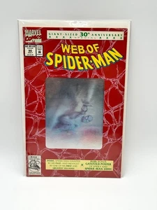 Web of Spiderman Vol. 1 Nr. 90 Juli 1992 30th Anniv Holo-Foil Marvel 2099 Poster - Bild 1 von 4