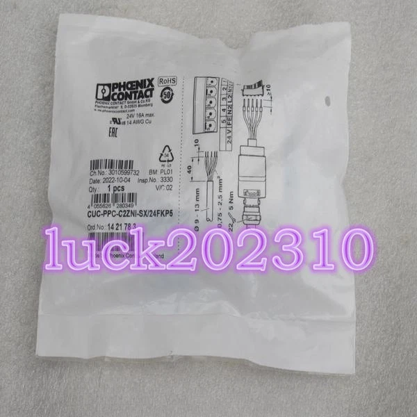 1PC NEW PHCENIX CONTACT Connector CUC-PPC-C2ZNI-SX/24FKP5 1421783 #YY - Image 1 of 1