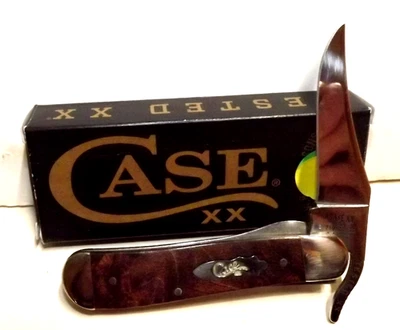 Cuchillo Case 64068 Russlock 2022 madera burl de arce marrón 71953LSS, nuevo en caja Foto 1 de 2