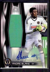 2018 Topps MLS Jumbo Relic Auto 25/25! Andre Blake Philadelphia Union - Bild 1 von 2