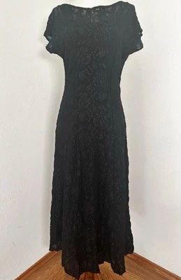 Vestido De Colección All That Jazz Negro Para Mujer S Negro Encaje Midi Gótico Brujo Hada Oscura Foto 1 de 4