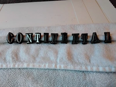 1977 - 1979 Lincoln Continental Mark Trunk Chrome Trim Letters Emblems - Image 1 of 4