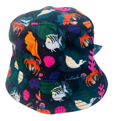 Sombrero Cubo Reversible La Sirenita Parques Disney para Adultos NUEVO CON ETIQUETA Foto 1 de 4