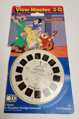 1993 Tyco View-Master 3D Disney Show White 3 Reel Set #3092 looks new - Image 1 of 4