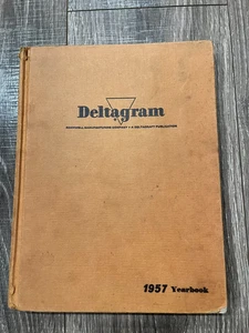 Deltagram Yearbook 1957 Rockwell Vintage MCM Woodwork Carpentry Project Plans - Picture 1 of 1