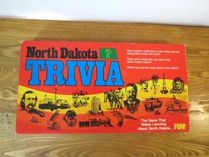 Vtg North Dakota Trivia Board Game Midwest Marketing Complete - Picture 1 of 6