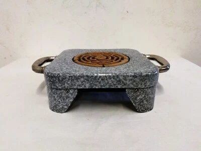 Ancien Réchaud Électrique Émaillée - Photo 1/4