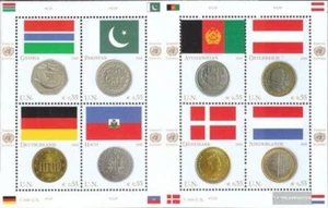 UNO - Wien 477-484 Kleinbogen (kompl.Ausg.) postfrisch 2006 Flaggen und Münzen - Bild 1 von 1