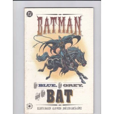 DC Comics Batman Azul Gris y Murciélago Western Novela Gráfica Cómic Elseworlds Foto 1 de 2