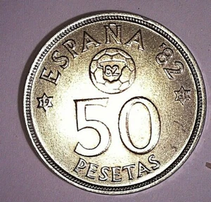 MONEDA 50 PESETAS JUAN CARLOS I - 1982, Estrella 81 - Imagen 1 de 2