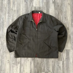 Vintage 70s Wrangler Mechanic Jacket Duck Lining Size 50 - Picture 1 of 9